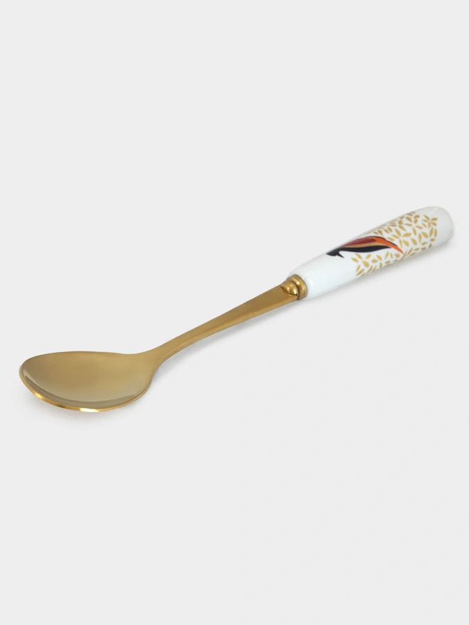 Набор чайных ложек Golden Birds, 4 штуки