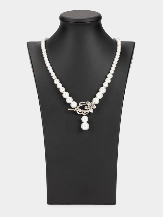 Комплект Жемчужная тайна (колье и серьги)