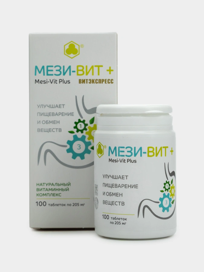 Таблетки Мези-Вит Плюс, 1 упаковка