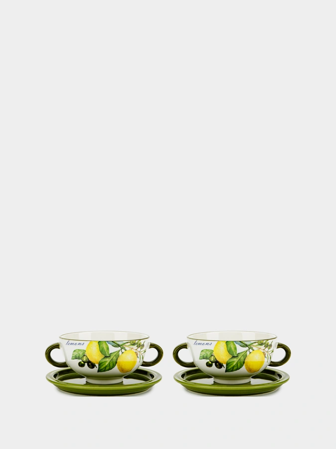 Набор бульонниц "Лимонное дерево"