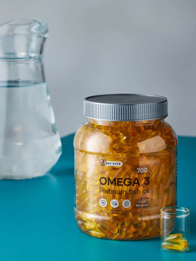 OMEGA-3 Platinum, 500 капсул