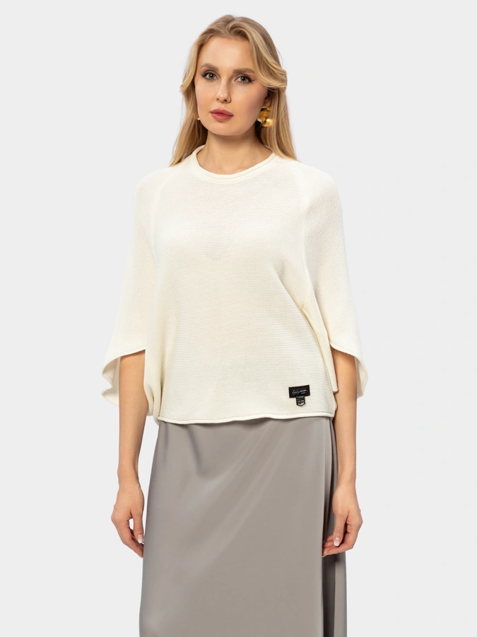 Джемпер с рукавом «летучая мышь»