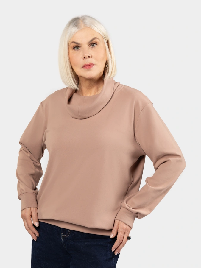 Джемпер с воротником