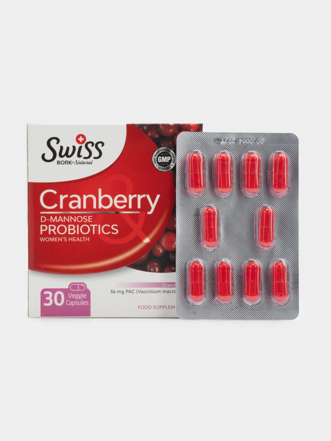 Пробиотик с клюквой, 30 капсул