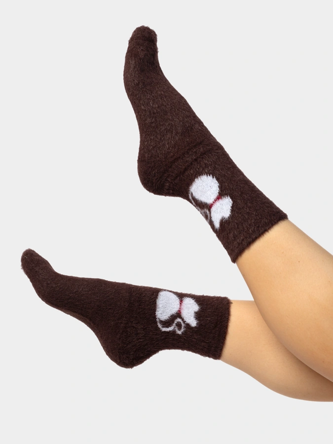 Носки принт Кошка, 2 шт