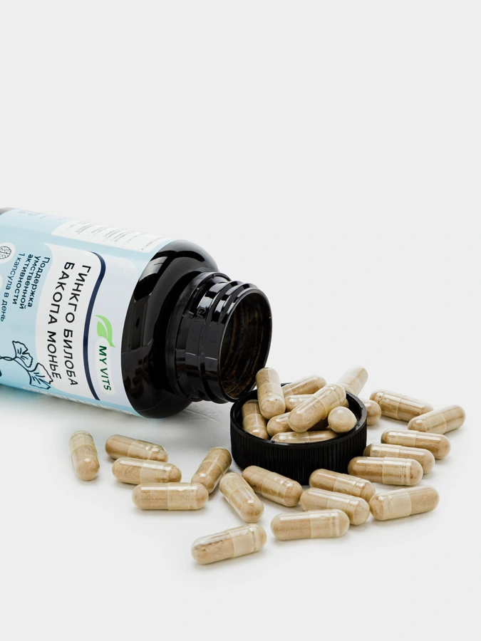 Гинкго Билоба и Бакопа Монье MY Vits, 2 упаковки