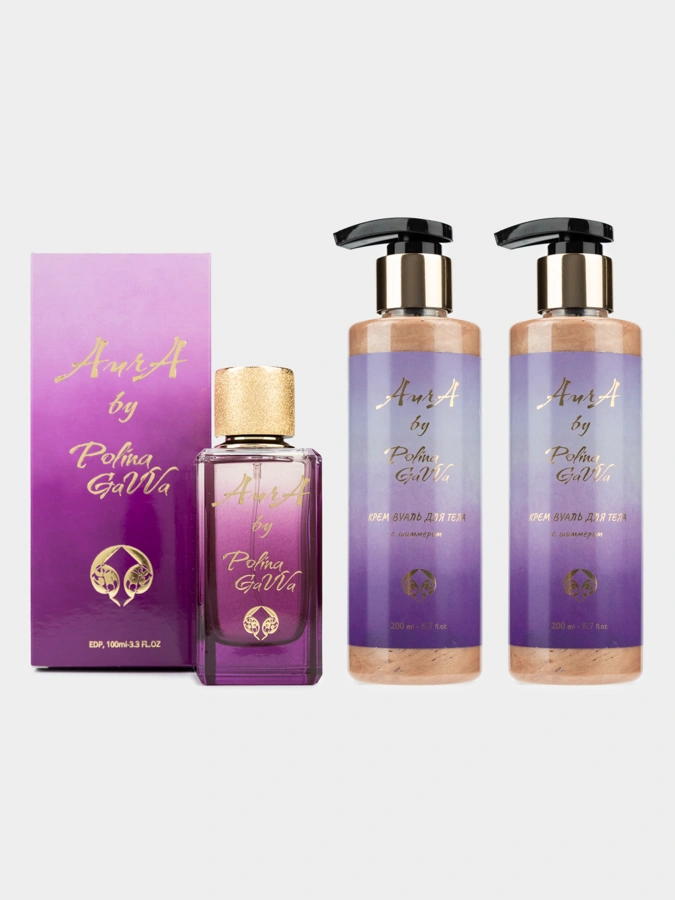 Крем для тела AURA 2 уп + Парфюм AURA