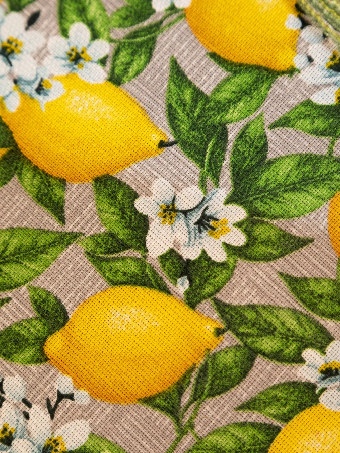 Набор вафельных полотенец Лимоны