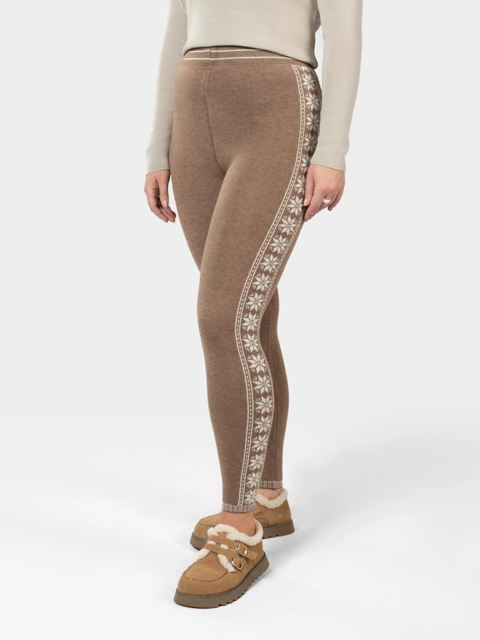 Теплые легинсы из верблюжьей шерсти Патриция