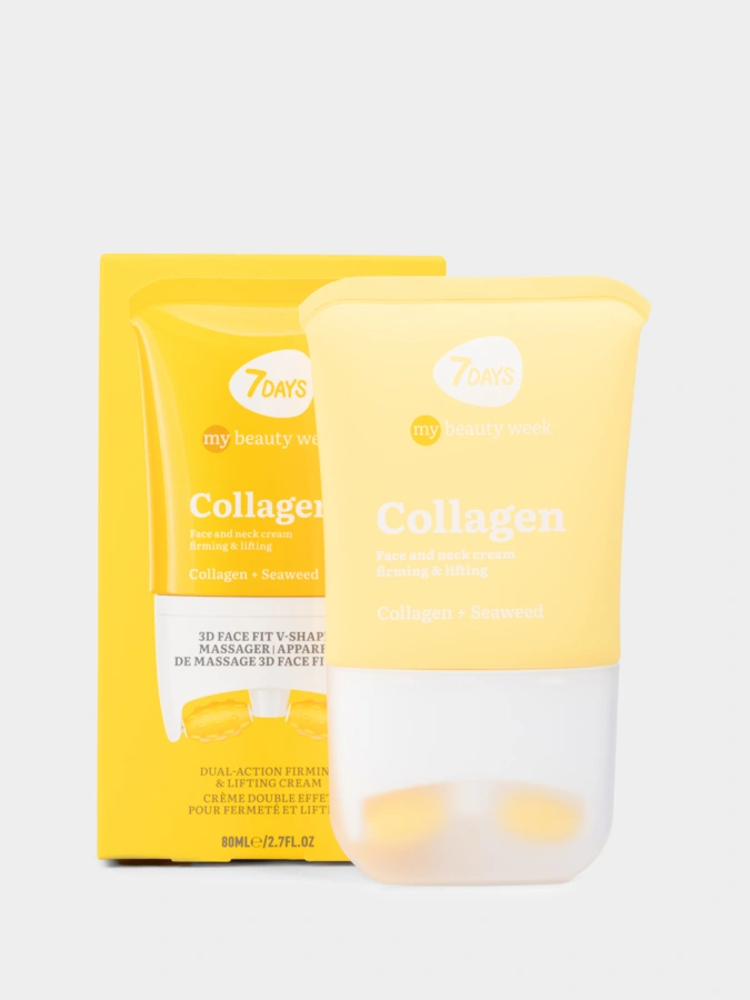 Крем-массажер для лица и декольте COLLAGEN, MBW, 7DAYS, 80ML