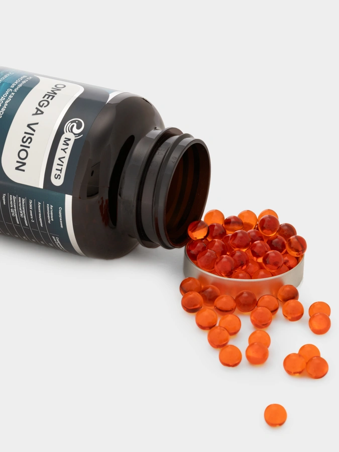 OMEGA-3 VISION, 2 упаковки по 120 капсул