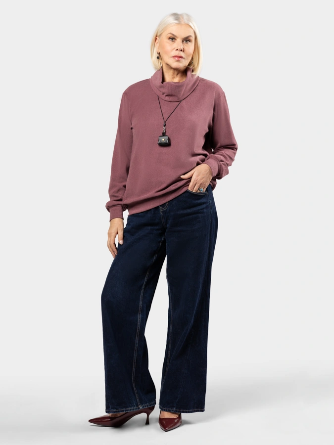 Джемпер с воротником