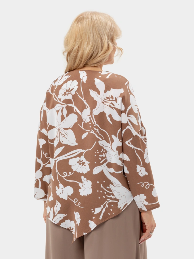 Блуза со сборкой