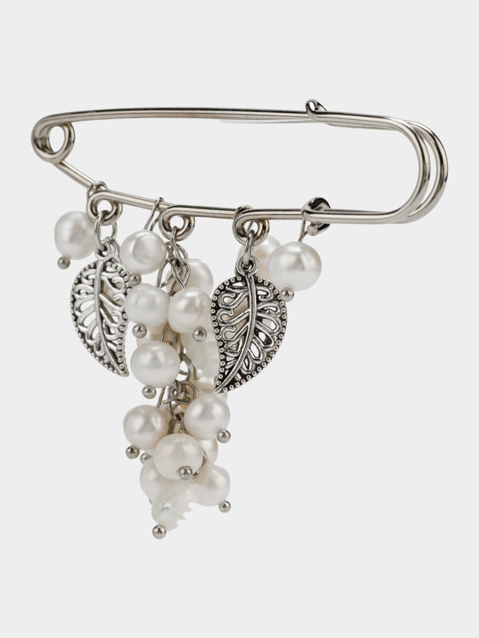 Брошь Перламутровые Гроздья