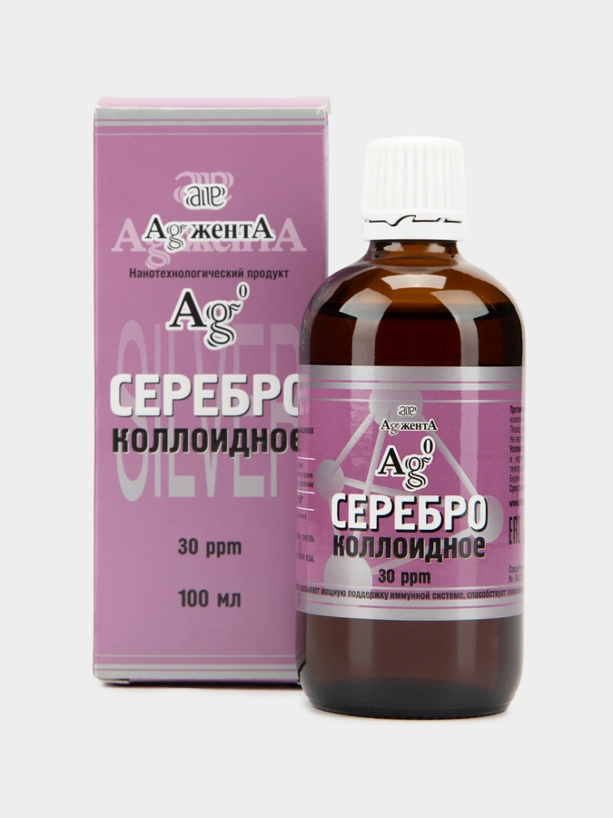 Коллоидное серебро, 1 упаковка