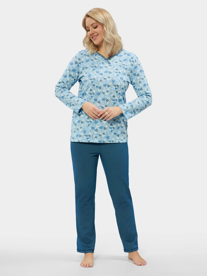 Пижама утепленная из хлопка
