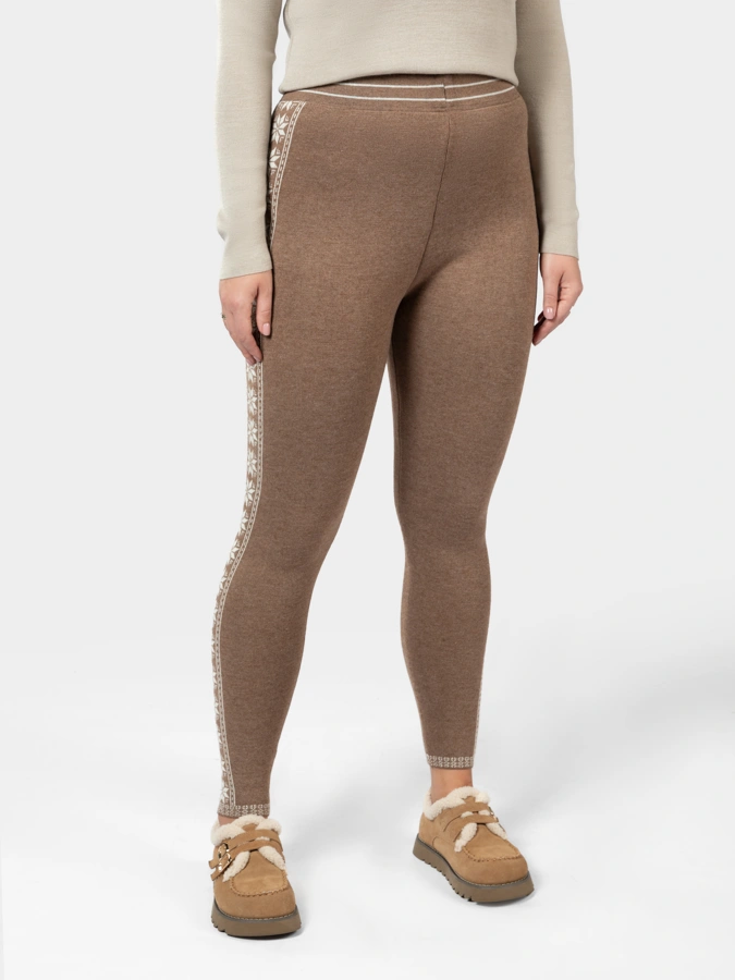 Теплые легинсы из верблюжьей шерсти Патриция