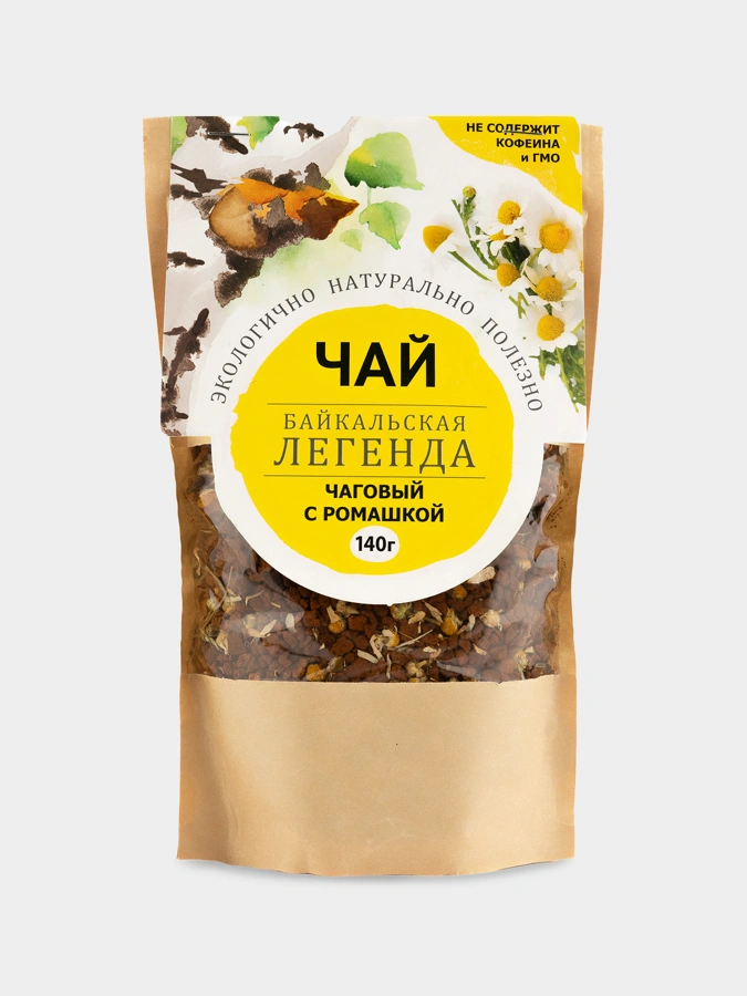 Чай чаговый с Ромашкой, 140г