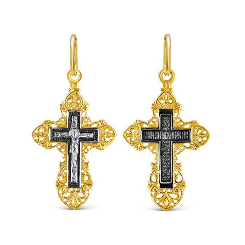 Подвеска из черненого серебра