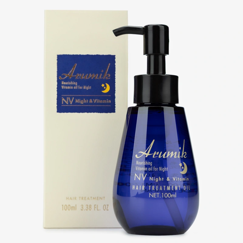 Масло для восстановления и увлажнения волос в ночное время, 100 мл. Arumik Hair Treatment Oil Night & Vitamin 100ml