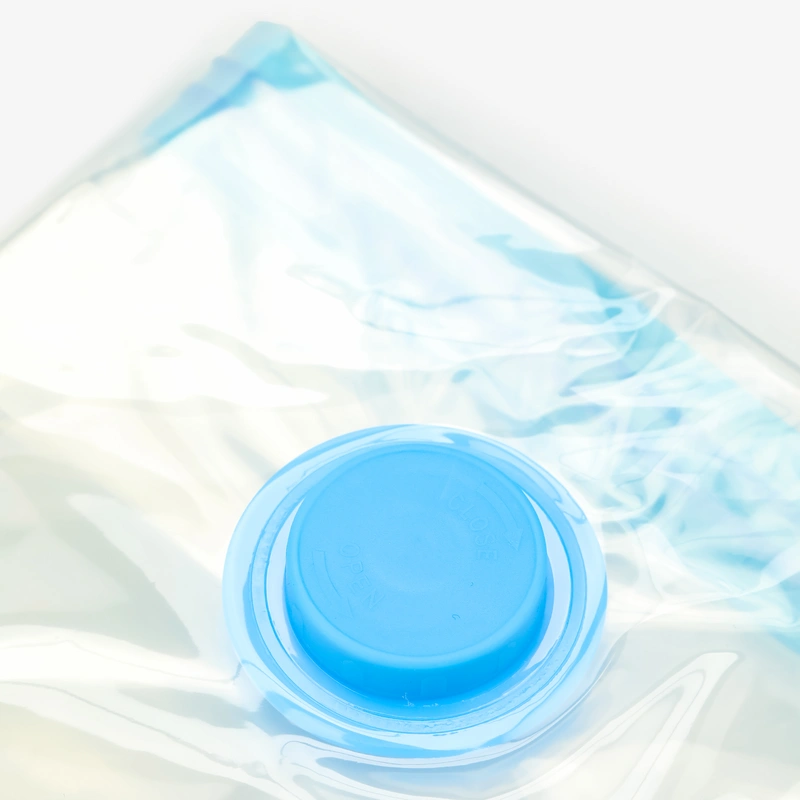 Набор вакуумных пакетов с замком zip-lock и защитным клапаном для хранения вещей, многоразовый