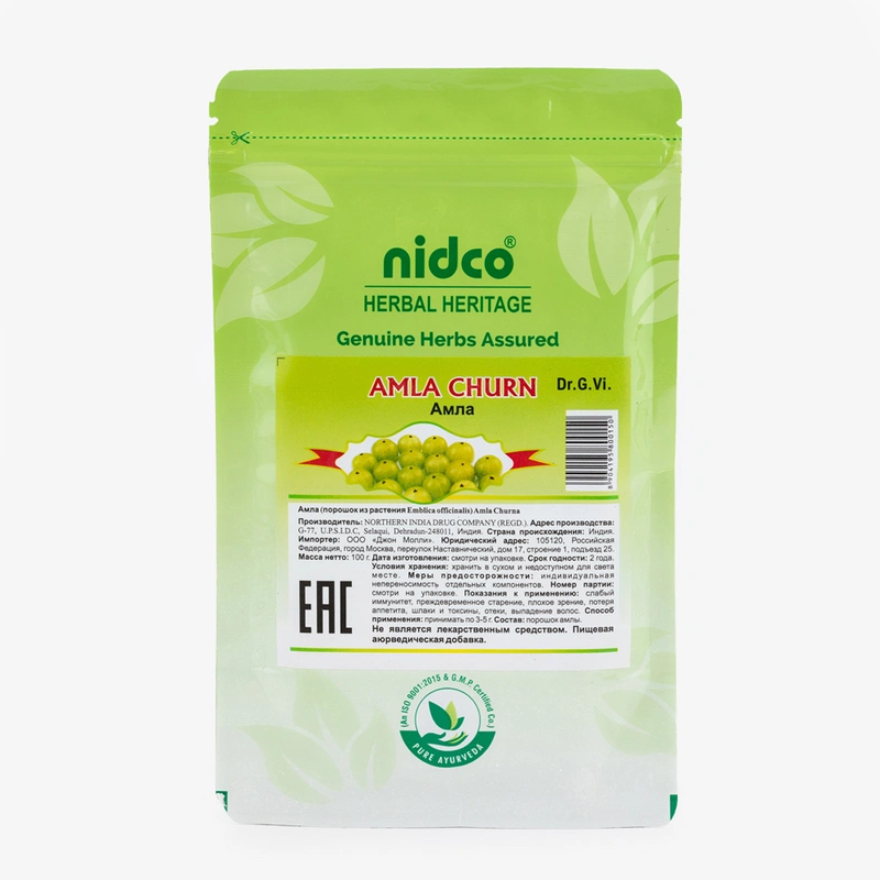 Порошок Nidco Амла, 100 гр