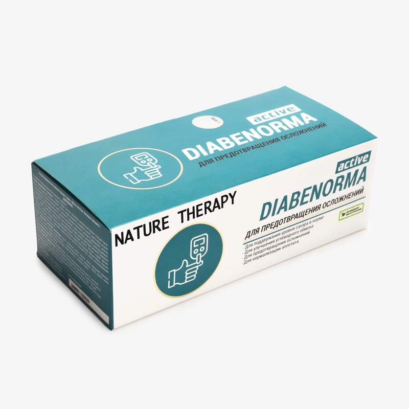 Диабенорма Актив для профилактики и комплексного лечения сахарного диабета, 1 упаковка
