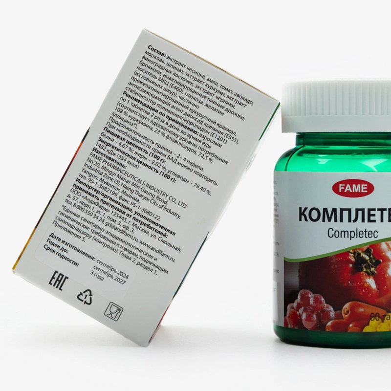 Таблетки Комплетек, 60 шт