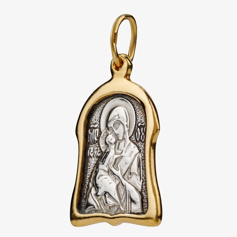 Подвеска-икона Владимирская Божья Матерь