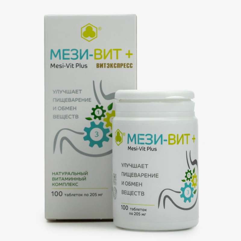 Таблетки Мези-Вит Плюс, 2 упаковки