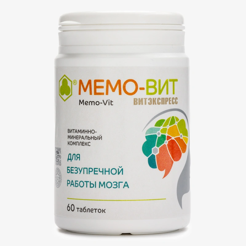 Мемо-вит для улучшения мозговой деятельности, 1 упаковка