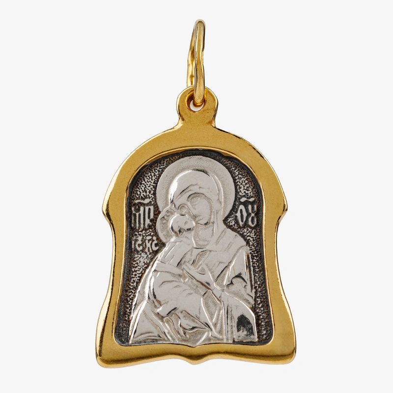 Подвеска-икона Владимирская Божья Матерь