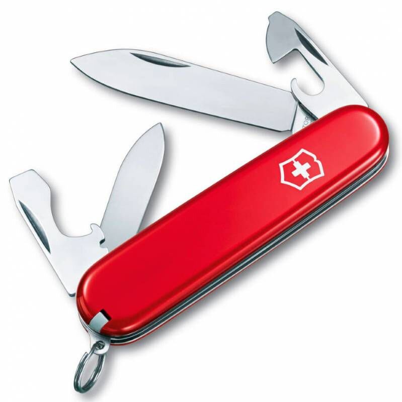 

Нож перочинный Victorinox Recruit (0.2503) 84мм 10функций красный карт.коробка