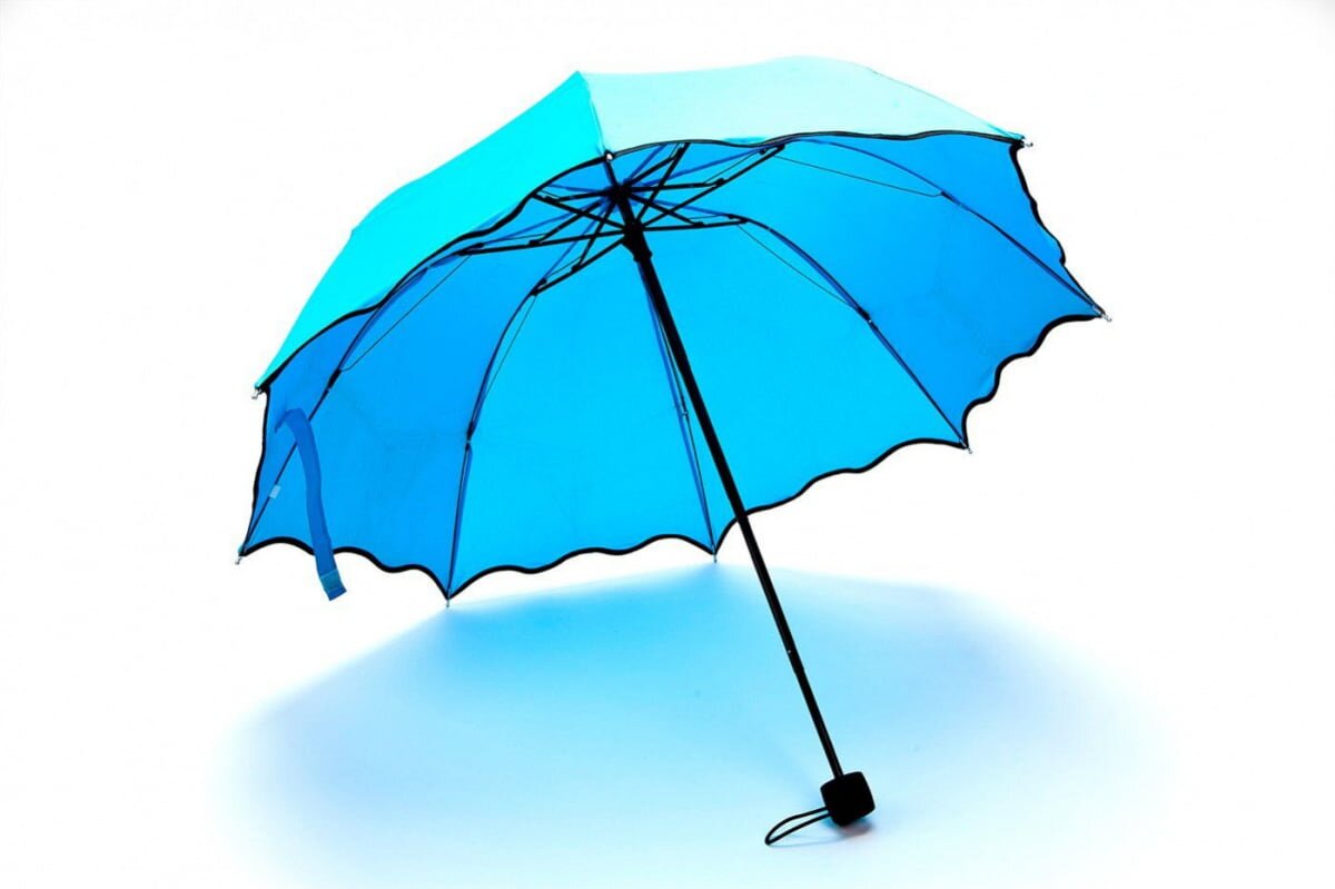 Зонт с проявляющимся рисунком