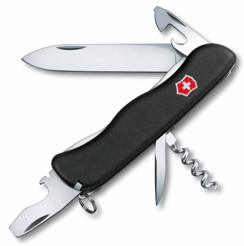 

Нож перочинный Victorinox picknicker (0.8353.3) 111мм 11функций черный карт.коробка