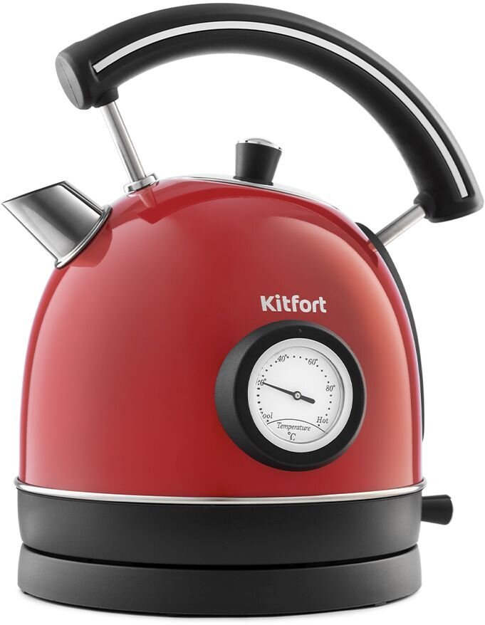 Чайник электрический Kitfort KT-688-1 1.8л. 2200Вт красный (корпус: нержавеющая сталь)