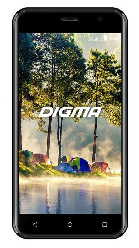 

Смартфон Digma Joy 3G Linx 4Gb 512Mb черный моноблок 3G 2Sim 5