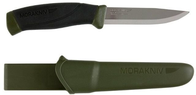 

Нож Morakniv Companion MG (C) (11863) стальной разделочный лезв.104мм прямая заточка темно-зеленый