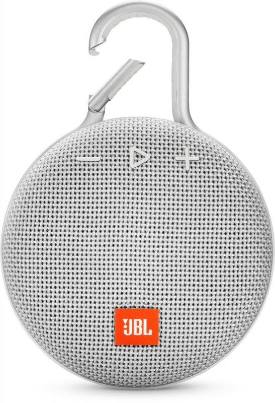 

Колонка порт. JBL Clip 3 белый 3.3W 1.0 BT 1000mAh (JBLCLIP3WHT