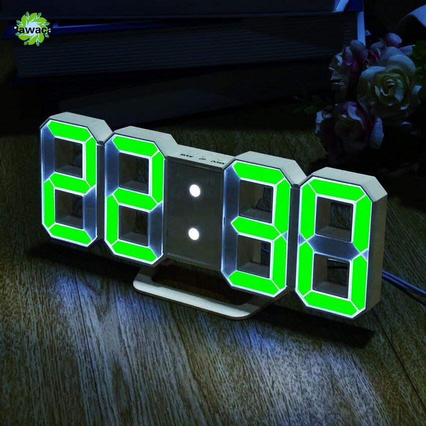 3D-Светодиодные часы-будильник «Цифры»