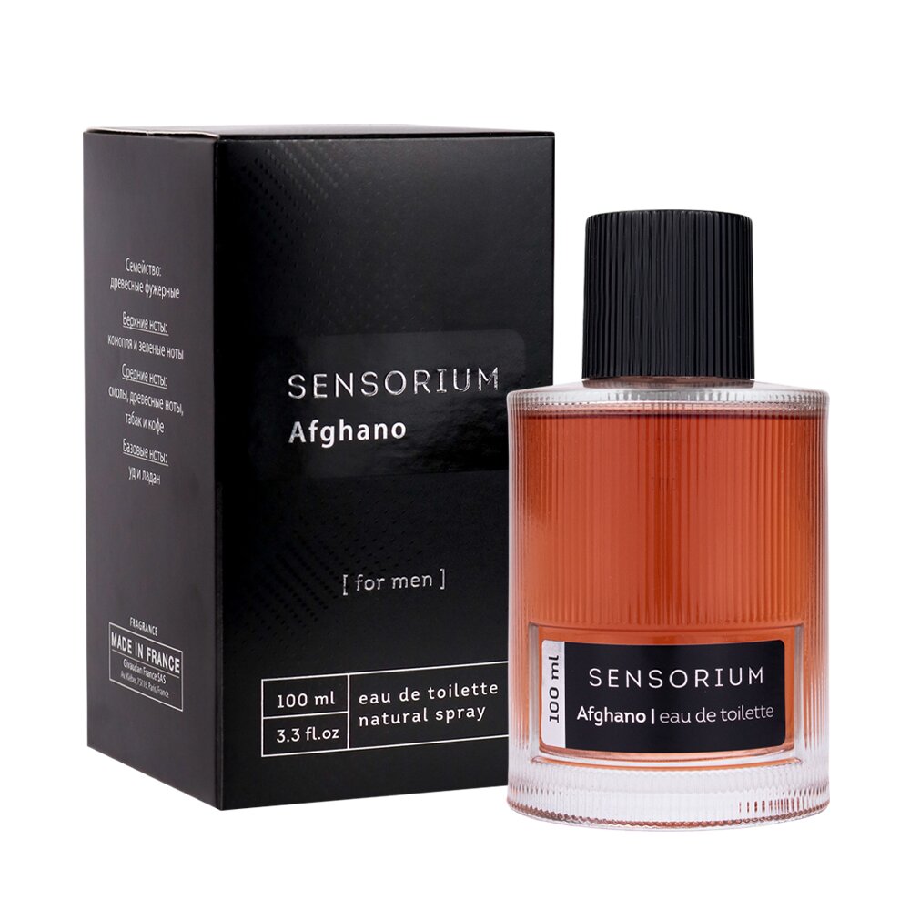 Sensorium Туалетная вода мужская Sensorium Afghano 100 мл.