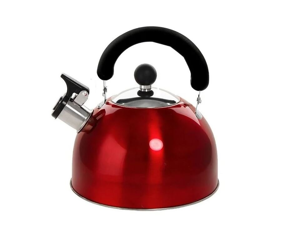 Чайник газовый Добрыня (2,5л) красный