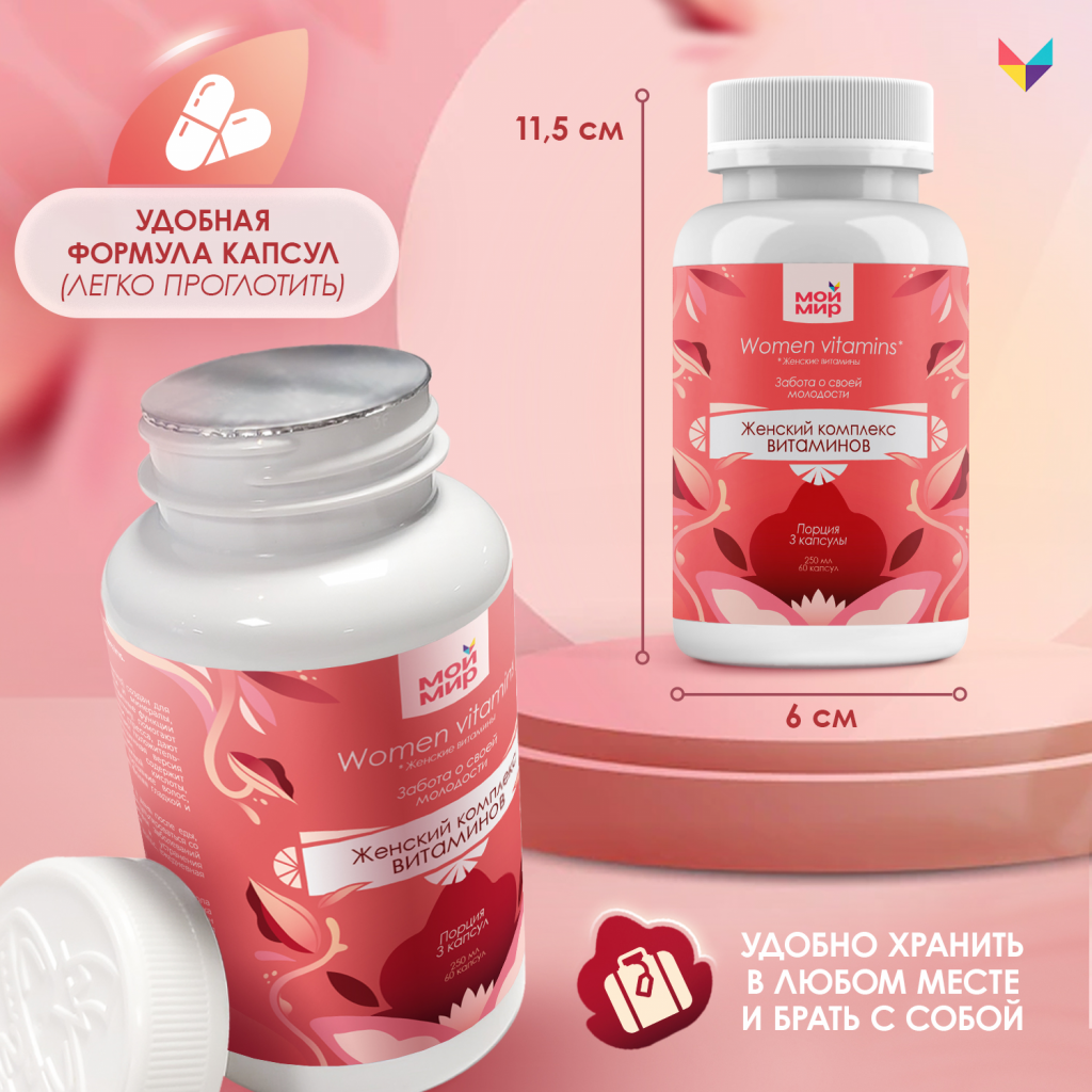 Женские витамины. Женские витамины в розовой банке. Women's Vitamins с буквой и. Women's Vitamins nutripolis.