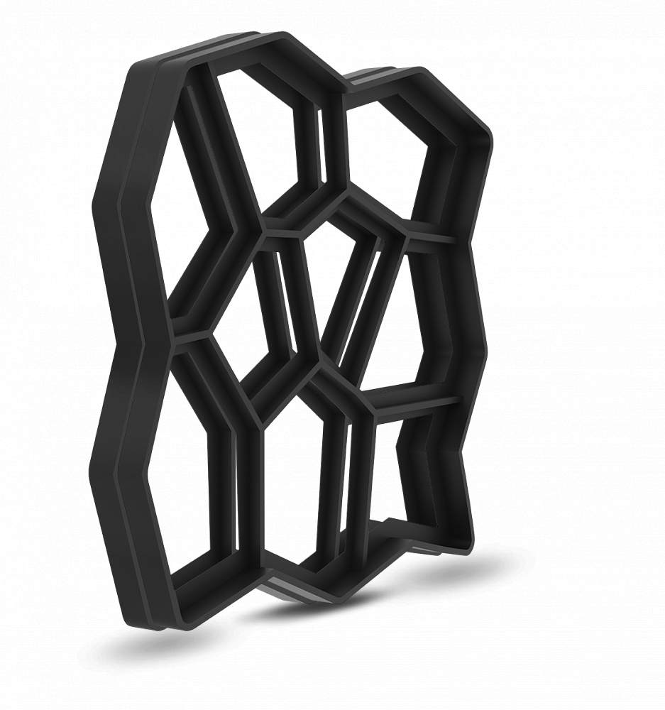 Форма для садовой дорожки 50 х 50 см, черный 1469561