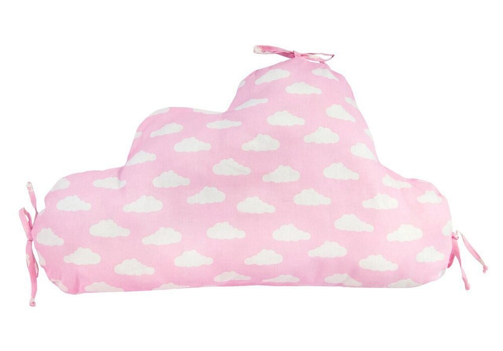 Комплект 3 подушки (бортик облачко) Sunny Day Облака розовые