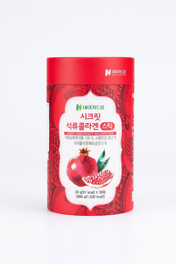 Желе с гранатом и коллагеном Nature Dream Secret Pomegranate Collagen Stick, 30 шт