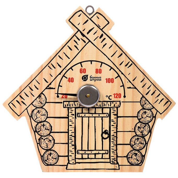 Термометр "Парилочка" 17х16х2,5 см для бани и сауны "Банные штучки"