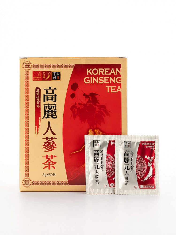 Чайный напиток, гранулированный из корейского женьшеня Korean Ginseng Tea, 50 шт