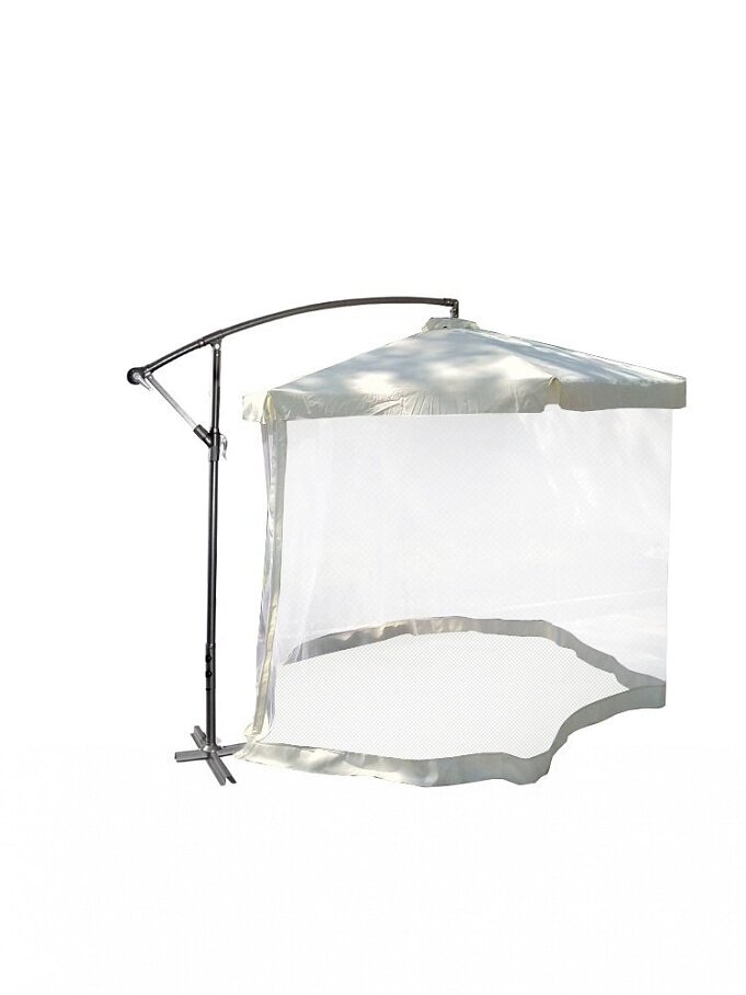 Зонт садовый 300см с москитной сеткой