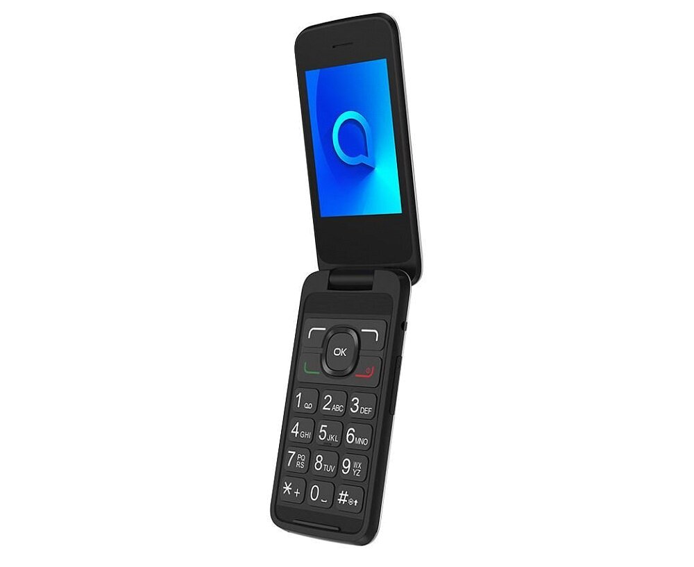 Мобильный телефон Alcatel 3025X серебристый раскладной 1Sim 2.8